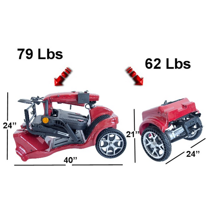 Gladiator 4 Wheel Heavy Duty Portable Mobility Scooter