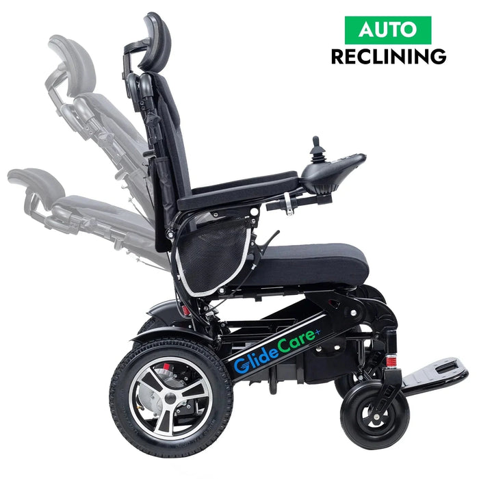 Glide Care G-6R Lightweight Foldable Reclining Electric Wheelchair