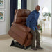 Cloud PR-515 MaxiComfort with Twilight - Adjustable Backrest Color Brown with a Man