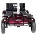 iLivingi3FoldingElectricFourWheelMobilityScooterColorRedFrontBumperandLights