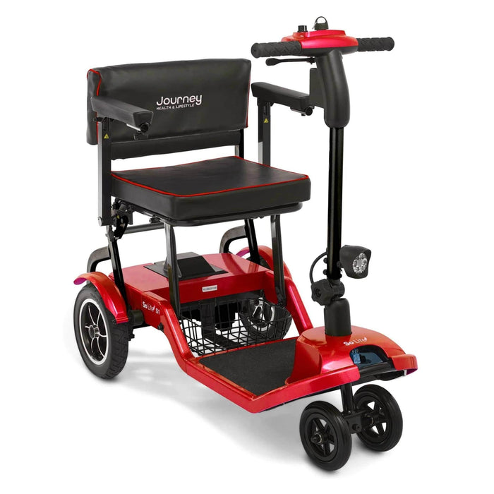 Journey so lite scooter color red front side view
