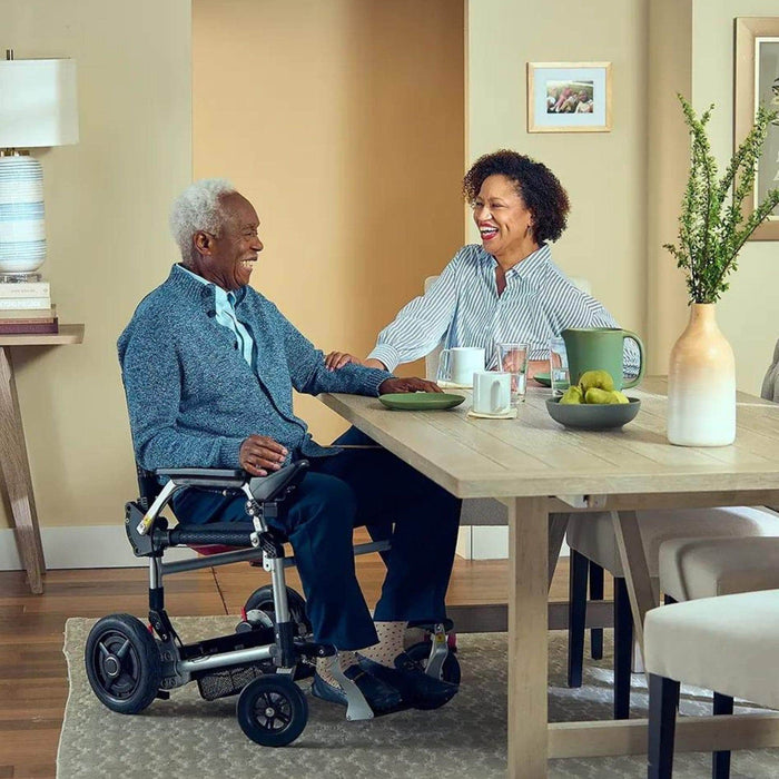 Journey Health and Lifestyle Zoomer Wheelchair in living room