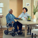 Journey Health and Lifestyle Zoomer Wheelchair in living room