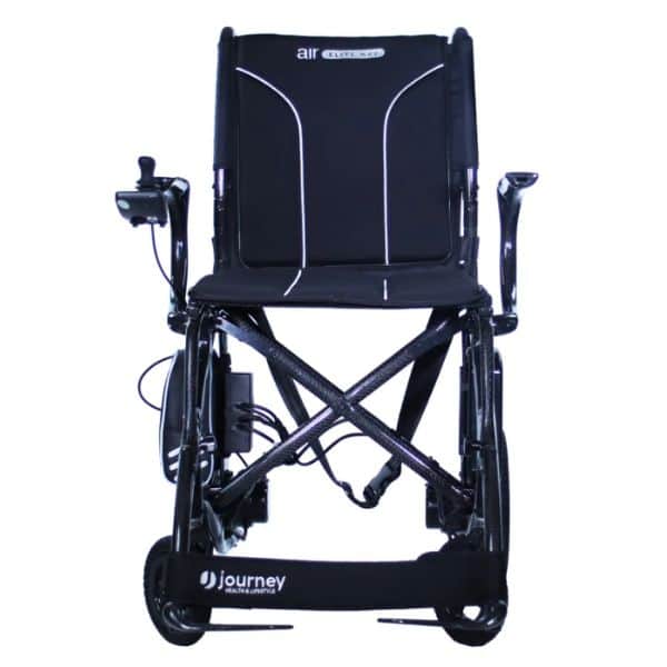 Journey Air Elite Max ultra-lightweight folding power chair front view