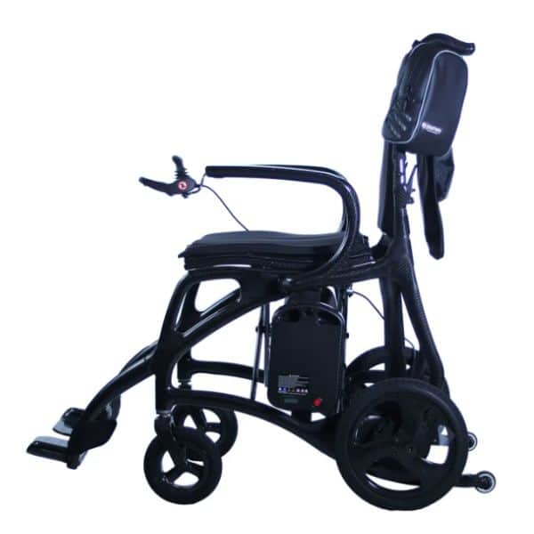 Journey Air Elite Max folding power chair left side view