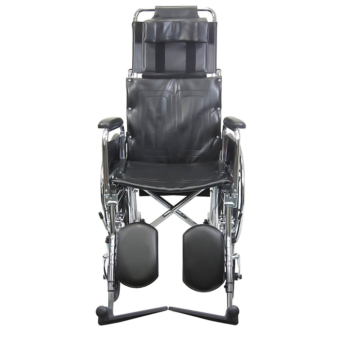 Karman_KN-880_Reclining_Wheelchair_Front_with_Headrest