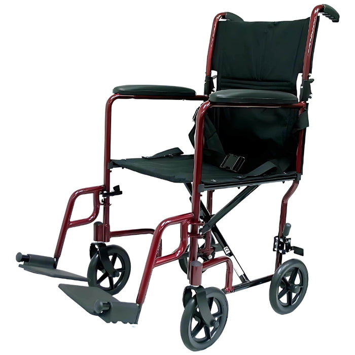 Karman_LT-2000_19_lbs._Lightweight_Transport_Chair_Side_Front_View