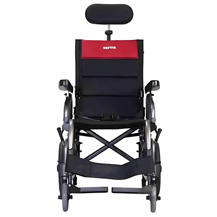 Karman_VIP2-TR_Reclining_Tilt-In-Space_Transport_Wheelchair_Front