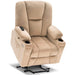 MCombo Electric Power Lift Recliner Chair 7507 Fabric in Beige Color