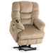 MCombo Lay Flat Dual Motor Power Lift Recliner Chair 7630 in Beige Color