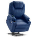 MCombo Large Dual Motor Power Lift Recliner Chair 7815 in Blue Color