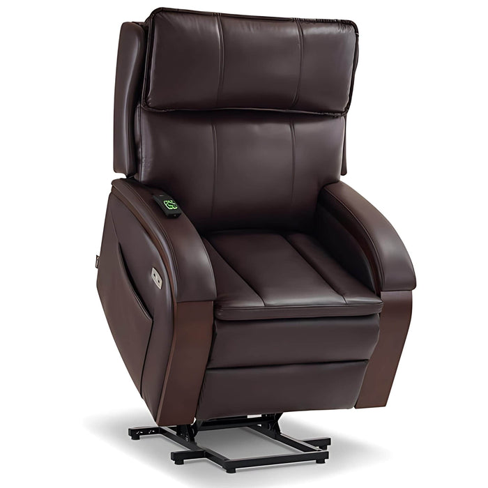 MCombo Power Lift Recliner Chair Sofa 7917 in Dark Brown