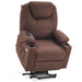 Large_Size MCombo Electric Power Lift Recliner Chair 7040 in Coffee Color