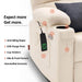 MCombo Dual Motor Large-Regular Power Lift Recliner Chair Faux Leather  7680 in Cream White Color Expect More Get More