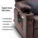 MCombo Dual Motor Large-Regular Power Lift Recliner Chair Faux Leather 7680 in Light Brown Color Expect More Get More