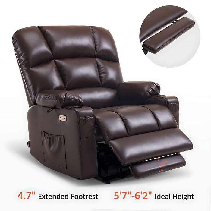 MCombo_Dual_Motor_Large-Wide_R7688_Power_Lift_Recliner_Chair_Faux_Leather_in_Dark_Brown_Color_4.7_inch_Extended_Footrest_and_5_foot_7_to_6_foot_2_Ideal_Height