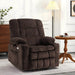 MCombo Dual Motor Small-Regular Size 7893 Power Lift Recliner Chair Fabric in Coffee Color in Room