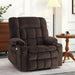 MCombo Dual Motor Medium-Wide Size R7897 Power Lift Recliner Chair Fabric in Coffee Color in Room