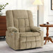 MCombo Dual Motor Large-Wide Size R7891 Power Lift Recliner Chair Fabric in Beige Color in Room