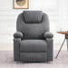 MCombo Electric Power Lift Recliner Chair 7040 in Grey Large Size in Room