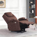 Large Size MCombo Electric Power Lift Recliner Chair 7040 in Coffee Color Reclining in Room