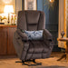 MCombo Electric Power Lift Recliner Chair 7507 Fabric in Grey Color in Room