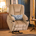 MCombo Electric Power Lift Recliner Chair 7507 Fabric in Beige Color in Room