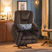 MCombo Electric Power Lift Recliner Chair 7507 Fabric in Brown Color in Room