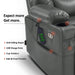 MCombo Large Dual Motor Power Lift Recliner Chair 7634 in Dark Grey Color Expect More Get More