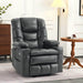 MCombo Large Dual Motor Power Lift Recliner Chair 7634 in Dark Grey Color in Room