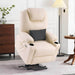 MCombo Large Dual Motor Power Lift Recliner Chair 7815 in Cream White Color in Room Standing