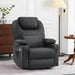 MCombo Large Dual Motor Power Lift Recliner Chair 7815 in Black Color in Room