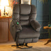 MCombo Lay Flat Dual Motor Power Lift Recliner Chair 7630 in Grey Color in Room