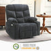 MCombo Medium-Wide R7289 Power Lift Recliner Chair 7287 Series in Dark Grey Color in Room