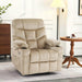 MCombo Medium-Regular Power Lift Recliner Chair 7287 Series in Beige Color in Room