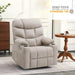 MCombo Medium-Regular Power Lift Recliner Chair 7287 Series in Oatmeal Color in Room