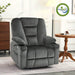 MCombo Large-Wide R7541 Power Lift Recliner Chair in Grey Color in Room