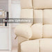 MCombo Power Lift Recliner Chair 7533 Faux Leather Material in Cream White Durable Upholstery