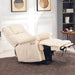 MCombo Power Lift Recliner Chair 7533 Faux Leather Material in Cream White Reclining