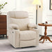 MCombo Small Electric Power Lift Recliner Chair 7111 in Cream White in Room