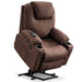 MCombo Electric Power Lift Recliner Chair 7040 Medium Size in Coffee Color