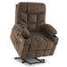 MCombo Medium-Regular Power Lift Recliner Chair 7287 Series in Dark Brown Color