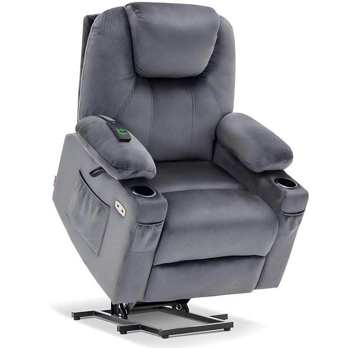 Medium Size MCombo Electric Power Lift Recliner Chair 7040 Series in Trout