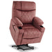 MCombo Small Dual Motor Power Lift Recliner Chair 7222 in Pink Color