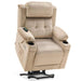 MCombo Small-Wide Dual Motor Power Lift Recliner Chair Fabric 7660 in Beige Color