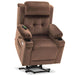 MCombo Small-Wide Dual Motor  Power Lift Recliner Chair Fabric 7660 in Brown Color