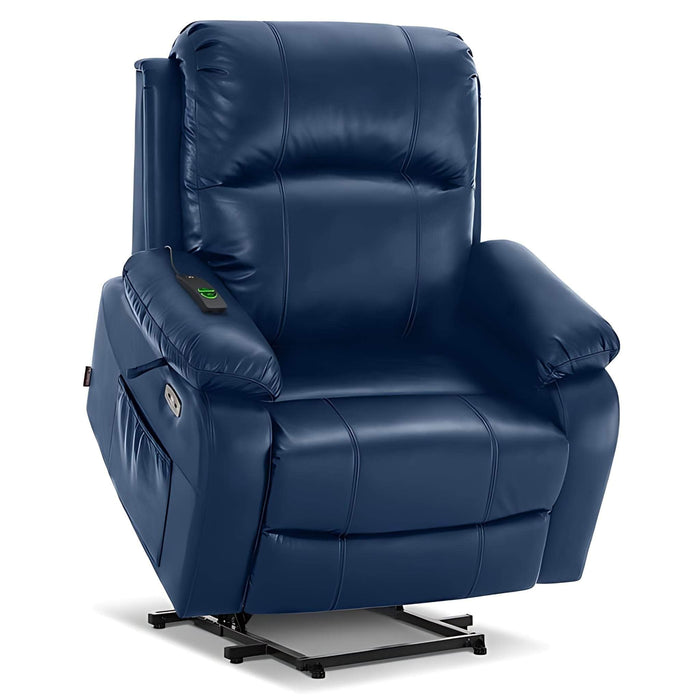 MCombo Power Lift Recliner Chair R7410 in Navy Blue