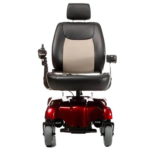 MeritsHealthGemini-PowerWheelchairColorRedFrontView