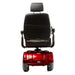 MeritsHealthGemini-PowerWheelchairColorRedBackView