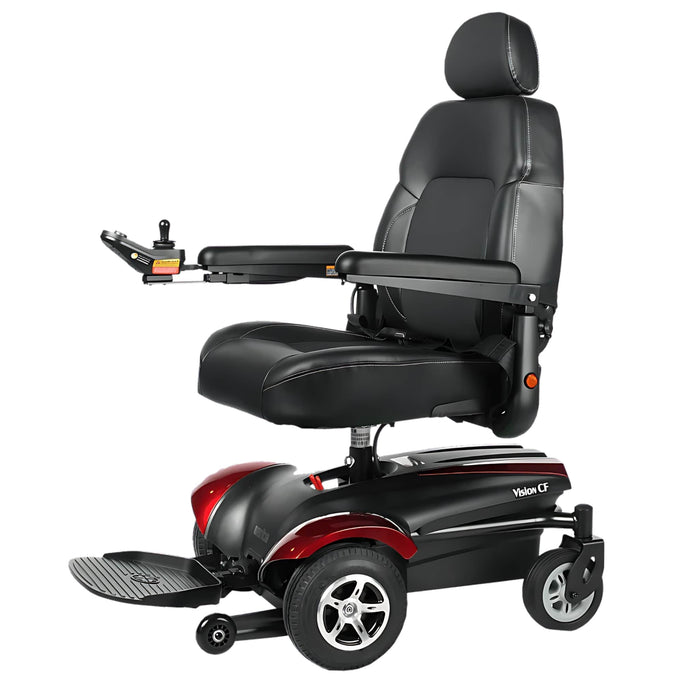 visioncfpowerchaircolorredsideview